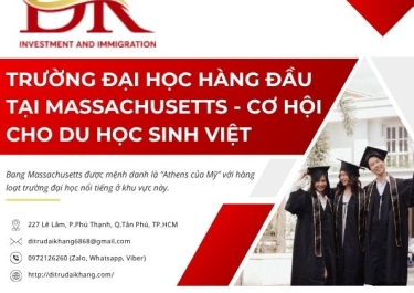 Trường đại học hàng đầu tại Massachusetts - Cơ hội cho du học sinh Việt